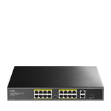Switch Cudy 16-Port 10/100m Poe+Switch 1gb Uplink 1gb Sfp Port200w
