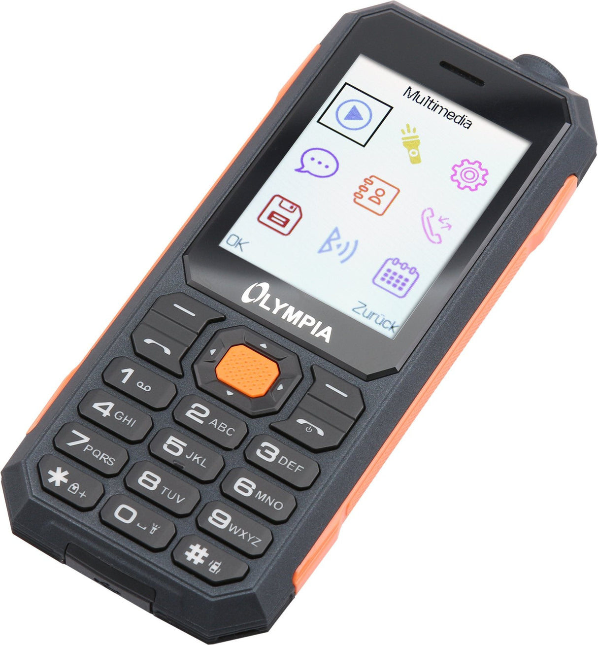 Olympia Mobiltelefon Active Negro Orange Outdoor