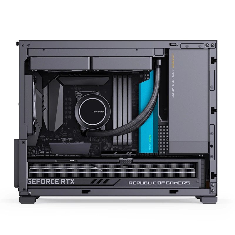 Jonsbo D32 Pro Negro Pc-Gehäuse, Mini-Gehäuse, Matx, Tempered Glass - Schwarz