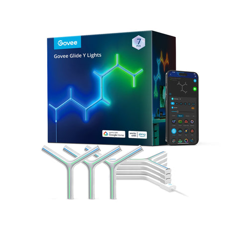 EAN 6974316994152 - Govee Glide RGBIC Y Lights Luz de pared inteligente Wi-Fi/Bluetooth 72 W imagen 1