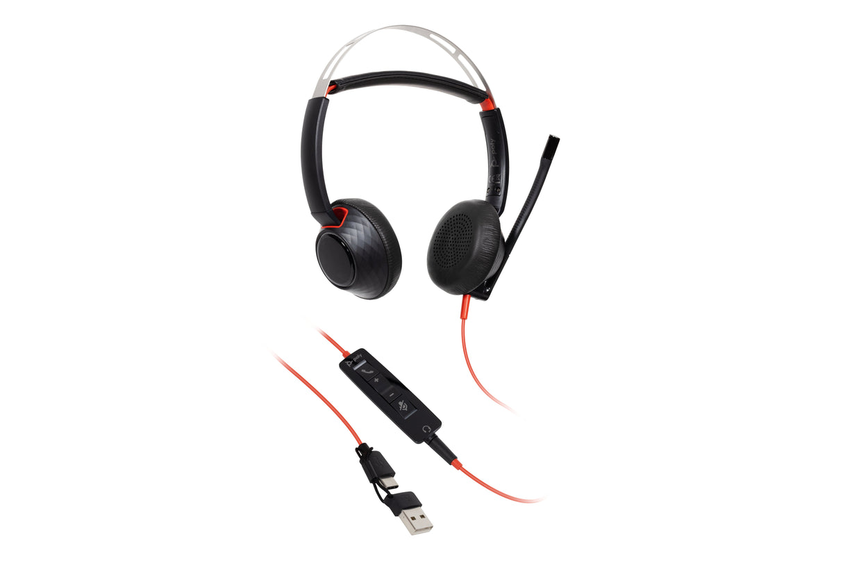 EAN 0197498429441 - HP Poly Blackwire 5220 Stereo USB-C Headset +3.5mm Plug +USB-C/A Adapter Alámbrico Diadema Business/Every imagen 2
