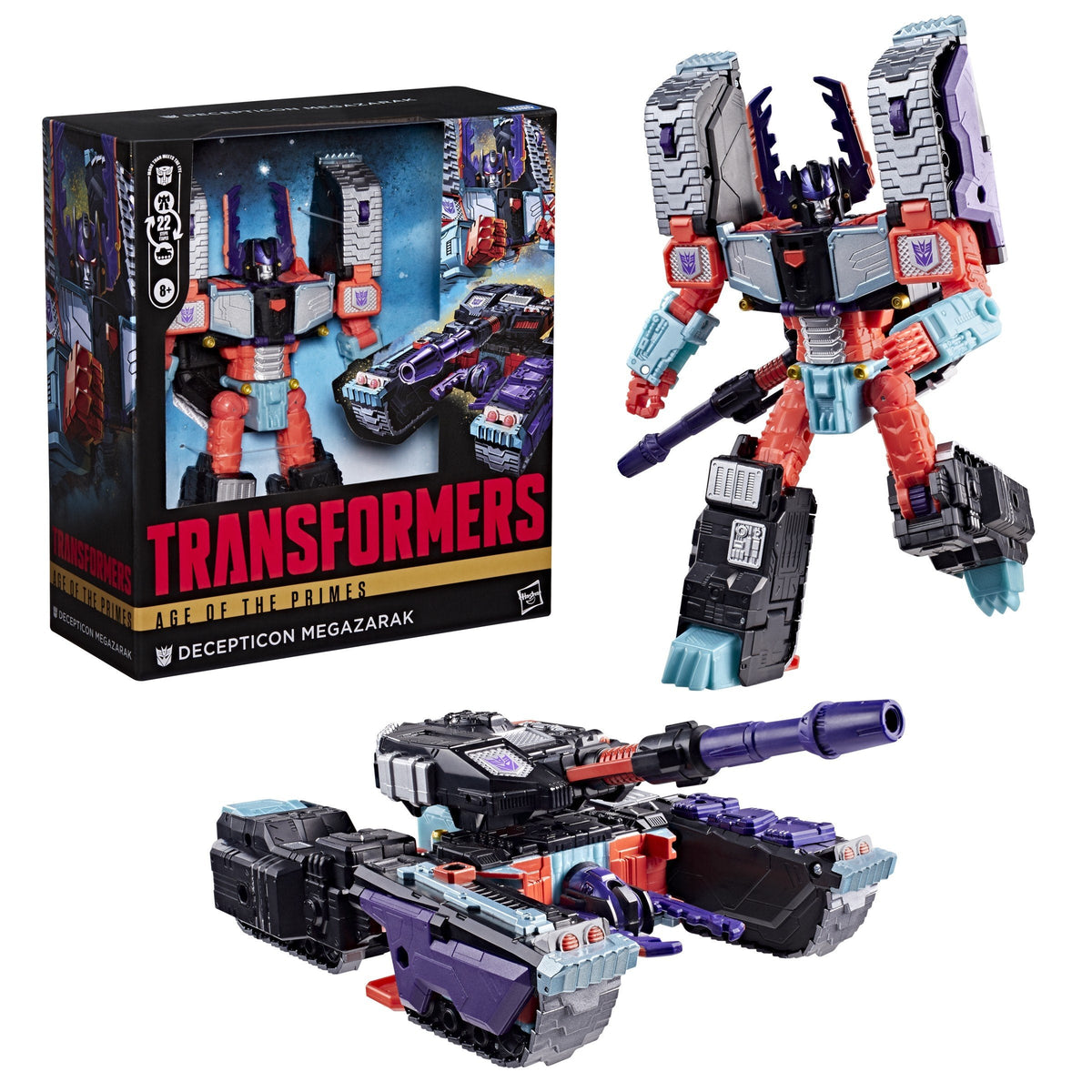 Figura Hasbro Transformers Age Of The Primes Decepticon Megazarak