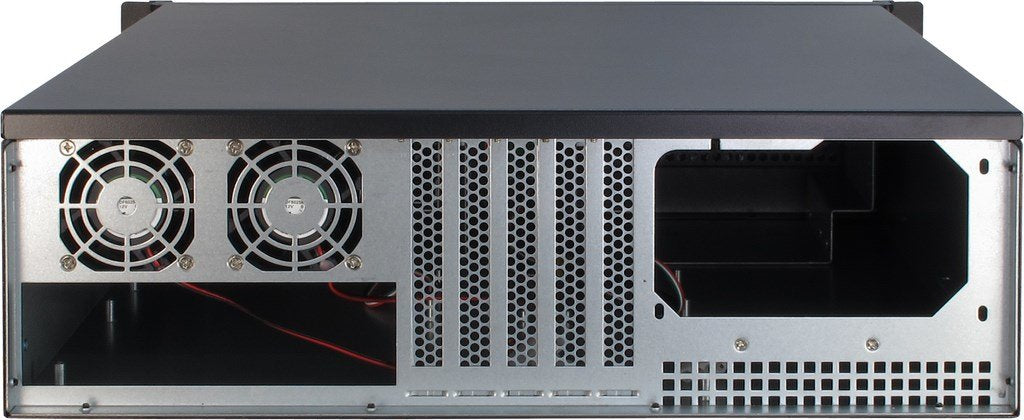 Inter-Tech Caja Rack 19 '' Ipc 3u 3u-3098-S 3u-Rack, Negro, Sin Fuente, 2xusb2.0