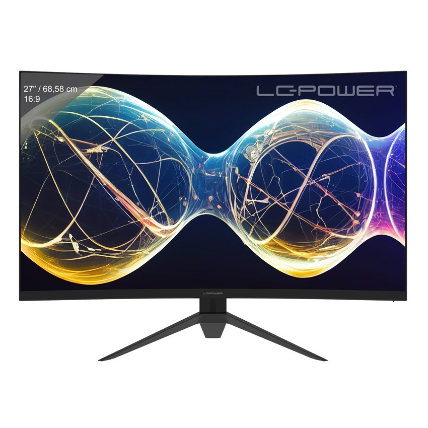 Monitor Lc-Power 68,6cm 27" Lc-M27-Fhd-165-C-V3 Va+Dp+Hdmi