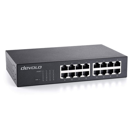 EAN 4250059672352 - Devolo 7235 switch No administrado Gigabit Ethernet (10/100/1000) 1U Negro imagen 1