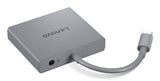 Lenovo Gx91r64790 Base Para Portátil Y Replicador De Puertos Alámbrico Usb 3.2 Gen 1 (3.1 Gen 1) Type-C Gris