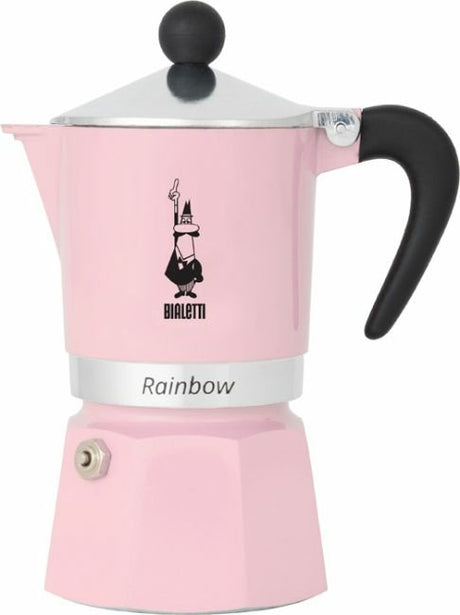 EAN 8006363043090 - Bialetti 6545 cafetera manual Cafetera italiana 0,13 L Negro, Rosa, Plata imagen 1