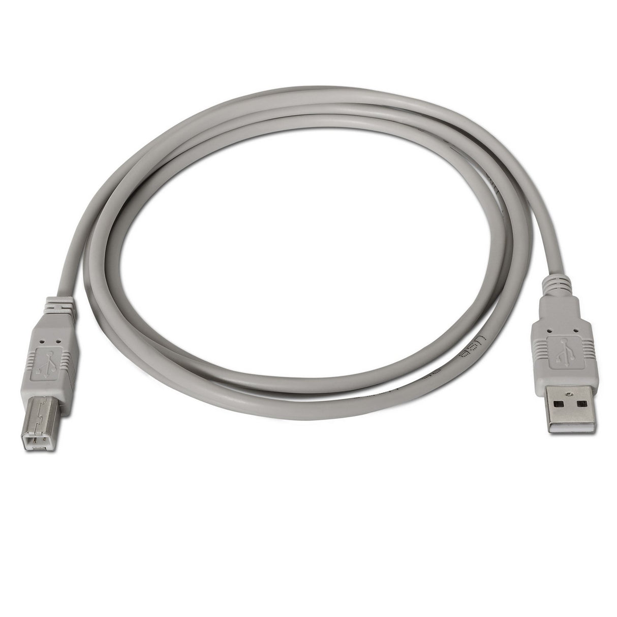EAN 8436574700022 - AISENS A101-0003 cable USB USB 2.0 3 m USB A USB B Beige imagen 2