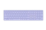 Teclado Rapoo Wireless Y Bluetooth E9800m 2.4ghz Bt 3.0 5.0 Diseã±O Ultrafino Bateria Lilabase Aluminio Multi Mode