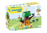 Playmobil 1.2.3 & Disney Winnie The Pooh & Piglet Casa Del Árbol