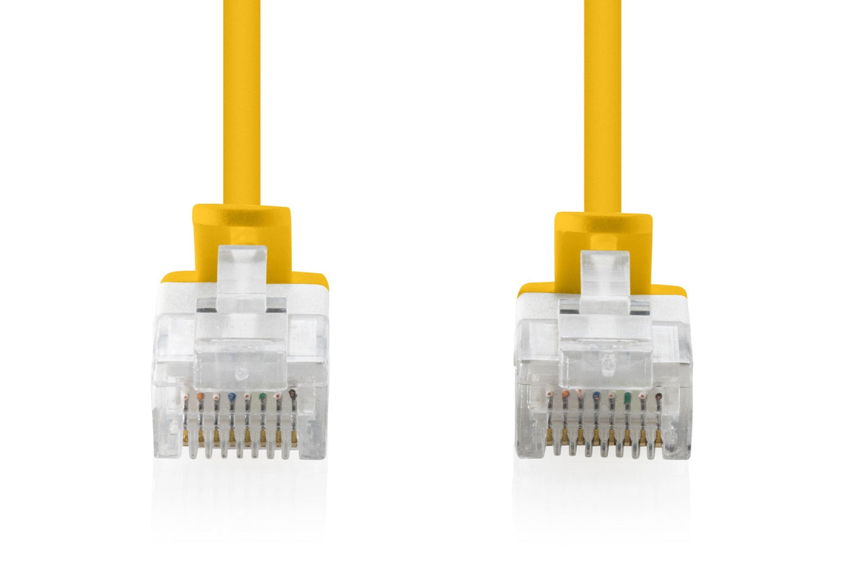 Cat 6 U-Utp Slim Cable De Red, 1 M, Gelb