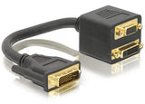 Delock Adaptador Dvi-I Macho A Dvi-I Y Vga Hembra