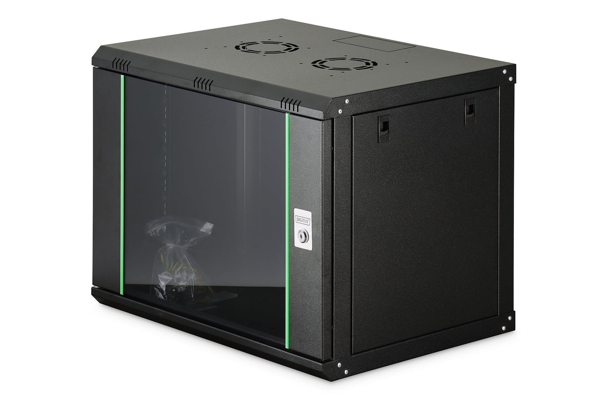 EAN 4016032257813 - Digitus DN-19 09-U-EC-SW armario rack 9U Bastidor de pared Negro imagen 1