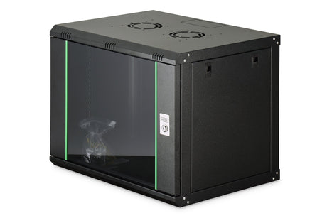 EAN 4016032257813 - Digitus DN-19 09-U-EC-SW armario rack 9U Bastidor de pared Negro imagen 1
