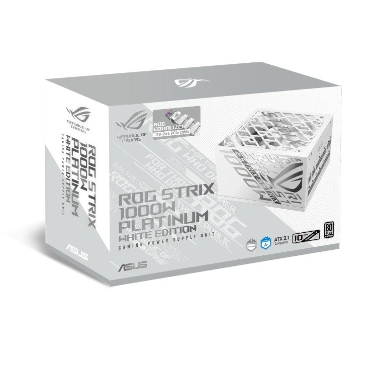 Fuente Alimentacion  Asus Netzteil Rog-Mrix-1000p-Gaming-Wht-E 1000w 80+ Platin  90ye00w9-B0na00