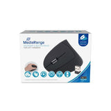 Mediarange Ratón Inalámbrico Vertical Derecho, Negro