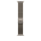 49mm Natural Titanium Milanese