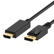 EAN 8054392616396 - Ewent EC1432 adaptador de cable de vídeo 3 m DisplayPort HDMI tipo A (Estándar) Negro imagen 1
