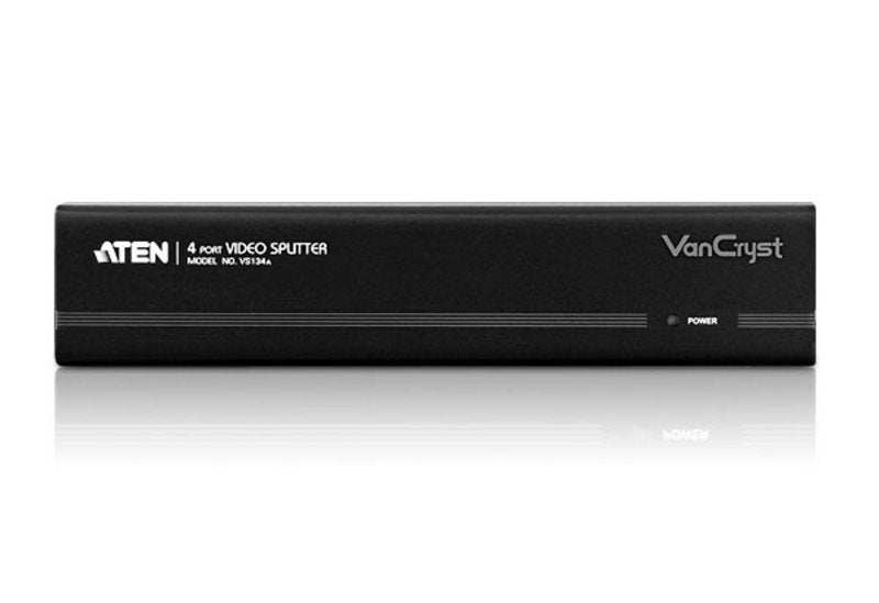 Aten Vga Splitter 4-Port Vga Video Splitter (450 Mhz) (Vs134 4 Port Video Splitter