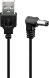 EAN 4040849551581 - Goobay 55158 cable de transmisión Negro 1 m USB A 5.5 x 2.1 mm imagen 1