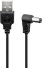 EAN 4040849551581 - Goobay 55158 cable de transmisión Negro 1 m USB A 5.5 x 2.1 mm imagen 1