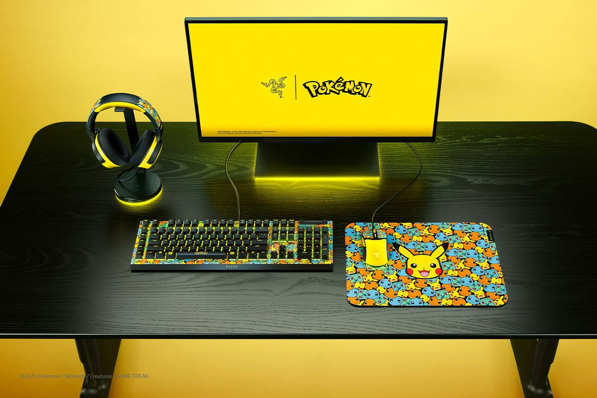 Teclado Razer Blackwidow V4 X Green Switch Pokemon Kanto Starters (Us Layout) (Rz03-04704200-R3m1)