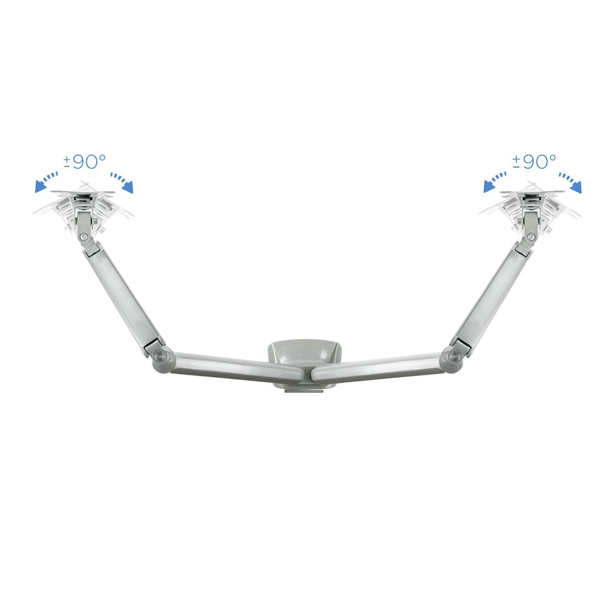 Tooq Soporte De Mesa Con Brazos Articulados Para 2 Monitores De 13"-32" - Giratorio E Inclinable - Piston De Gas - Peso
