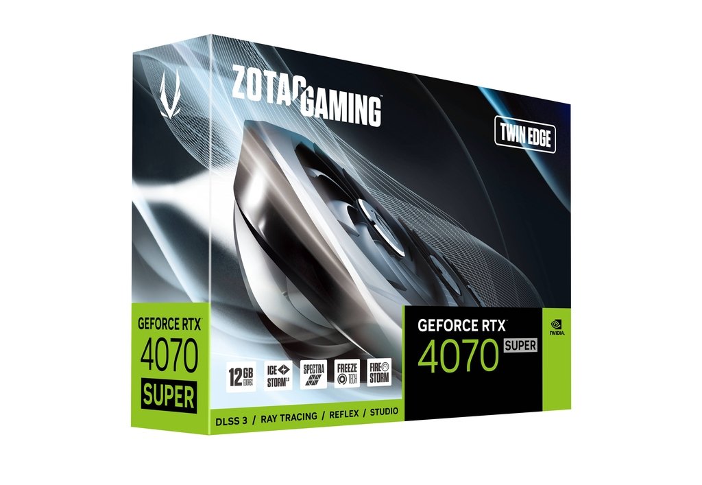 Tarjeta Gráfica Zotac Rtx 4070 Super Twin Edge 12gb