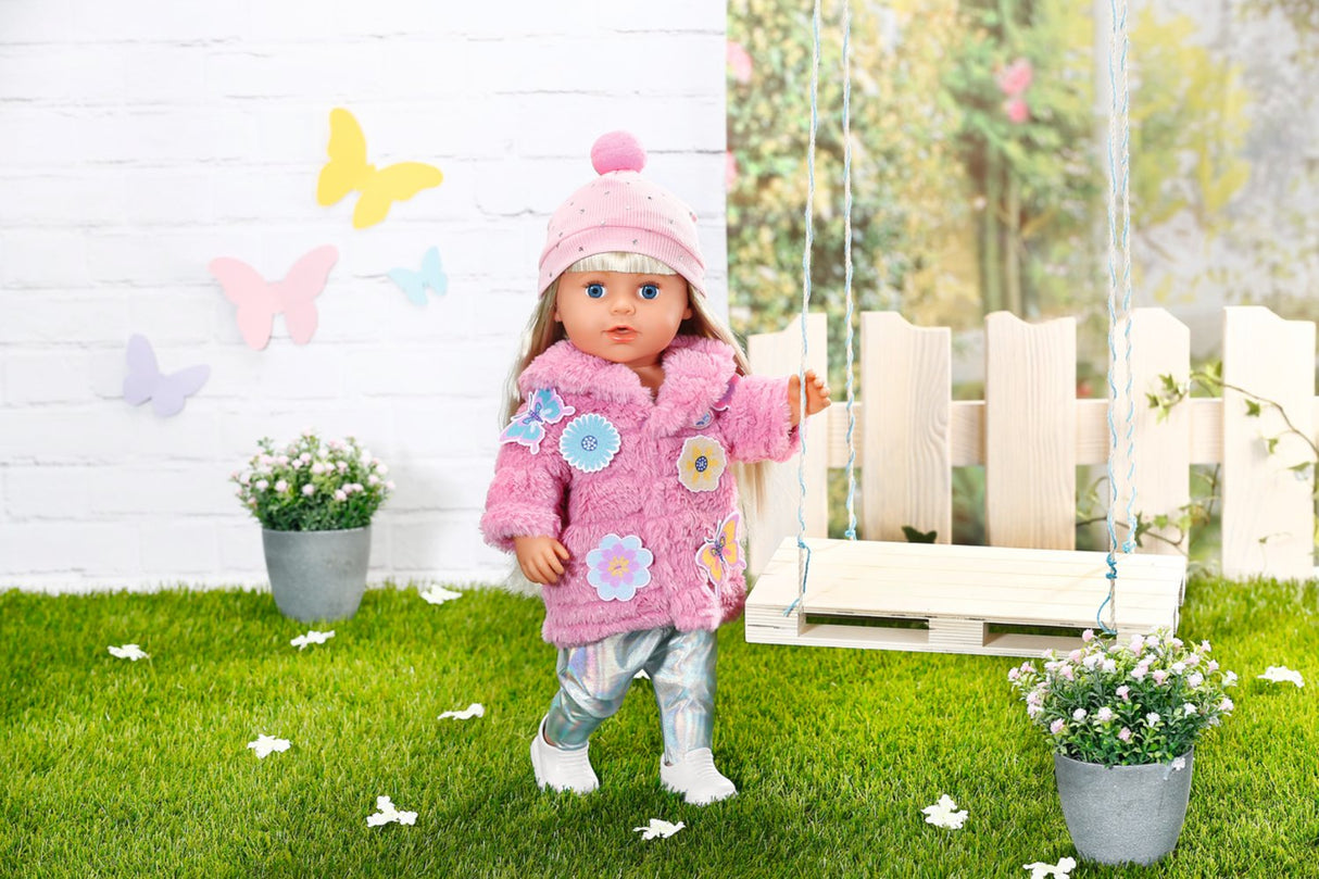 Baby Born Pink Coat Set 43cm Juego De Ropita Para Muñeca 833834