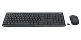 Teclado Suizo + Ratón Logitech Mk370 Combo For Business Rf Wireless + Bluetooth Qwertz Grafito