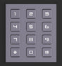 EAN 6954273691509 - Hikvision DS-KD-KP accesorio intercomunicador Teclado imagen 1