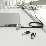 Aisens Cable De Seguridad Tipo Nano Para Portátiles Aslk-D45k06-Bk 1.5m