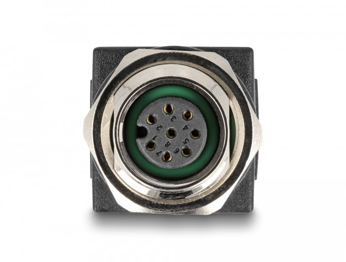 Delock M12 Adaptador A-Kodiert 8 Pin Hembra A Rj45
