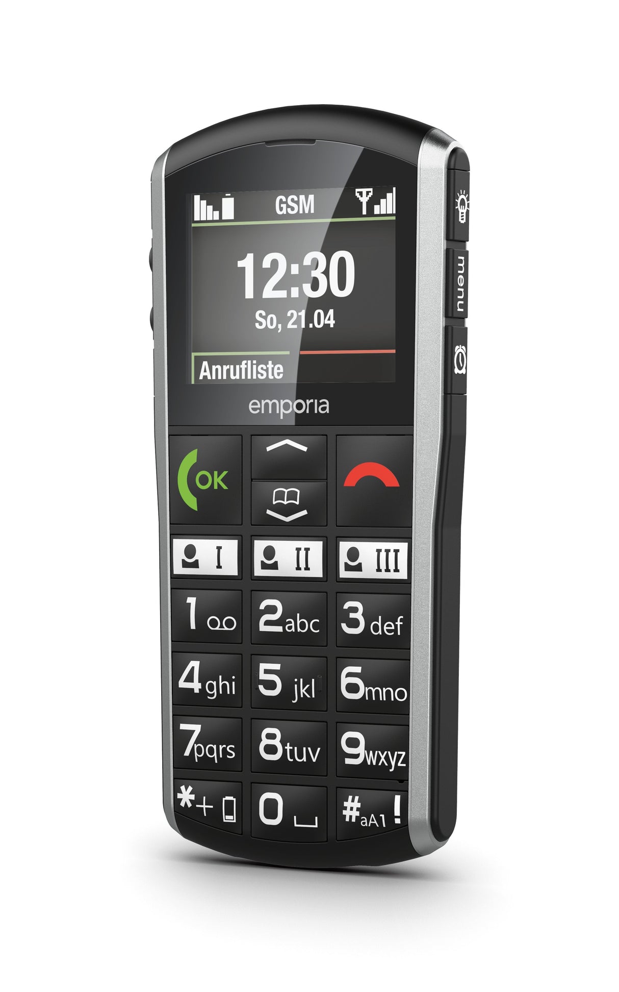 EAN 9005613161194 - Emporia emporiaSIMPLICITY 5,08 cm (2") 90 g Negro, Plata Teléfono para personas mayores imagen 6