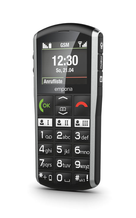 EAN 9005613161194 - Emporia emporiaSIMPLICITY 5,08 cm (2") 90 g Negro, Plata Teléfono para personas mayores imagen 6