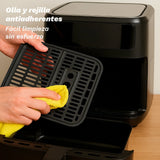Freidora Por Aire Airfryer Sin Aceite Grunkel Maxisteelfryer 2200w Capacidad 9l