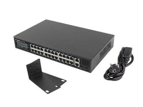 EAN 5901969429329 - Lanberg RSFE-24P-2C-360 switch No administrado Gigabit Ethernet (10/100/1000) Energía sobre Ethernet (PoE imagen 4
