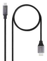 Cable Usb-C/M -Hdmi/M 2.0 4k 60hz,  Negro 1.8m