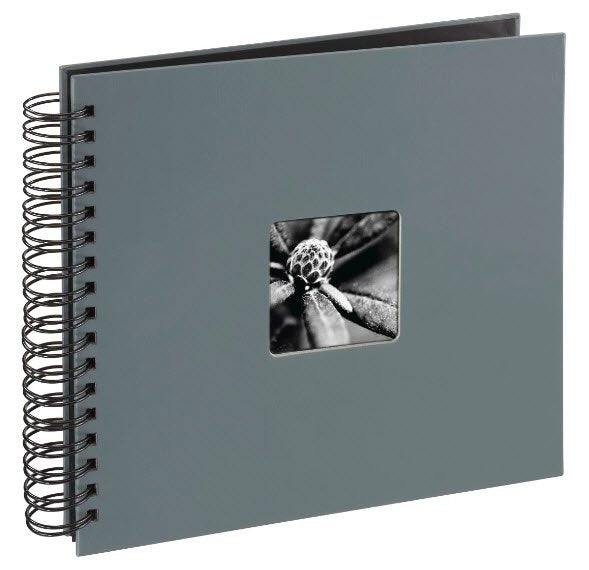 Hama  Fine Art  Spiral Grey 28x24 50 Black Pages 94879