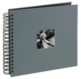 Hama  Fine Art  Spiral Grey 28x24 50 Black Pages 94879