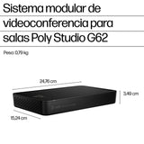 Poly Sistema De Videoconferencia G62 Con Kit De Placa De Montaje Y Sin Cable De Alimentación Taa