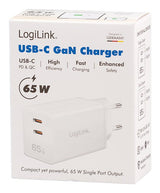 Logilink Pa0367 Cargador De Dispositivo Móvil Universal Blanco Corriente Alterna Carga Rápida Interior
