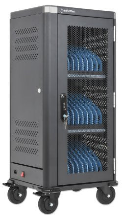 Manhattan 30-Port Usb-C Ladeschrank A Rollen 30w Pro Port