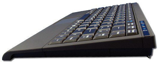 Keysonic Ack-540 U+, Teclado Negro, Aleman, Con Panel Táctil Inteligente 28002