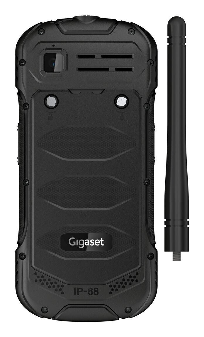 Gigaset Glx 8 Active Schwarz 6,1 Cm 2,4 Zoll Display Push-To-Talk Funktion 2500 Mah Akku Ip68 2 Mp Kamera Dual-Sim Azultooth