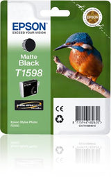 Tinta Original Epson T1598 17 Ml Negro Mate  Para Stylus Photo R2000
