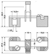 Phoenix 0423027 Akg 16 Gnye Anschlussklemme