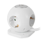 Entac Meckdosenball 3fach Con Usb 1,5m Schalter Blanco