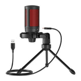 Micrófono Con Cable Para Juegos Savio Con Retroiluminación, Trípode, Usb, Sonar Pro