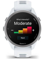 Garmin Forerunner 170 Music 3,05 Cm (1.2") Amoled 42 Mm Digital 390 X 390 Pixeles Pantalla Táctil Blanco Gps (Satélite)